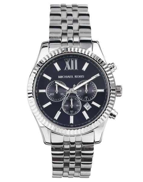 michael kors men's silver watch|Michael Kors access watch silver.